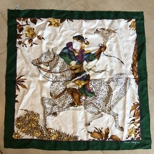 Salvatore Ferragamo Silk Scarf vintage
